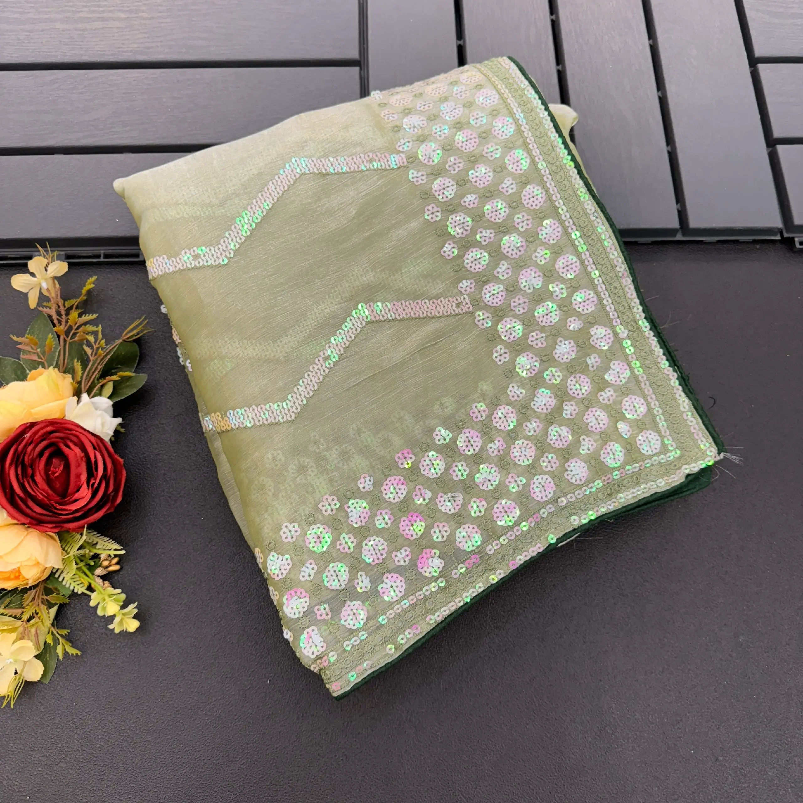 Elevate Your Style with Our Premium Jimmy Choo Sarees-C4-1