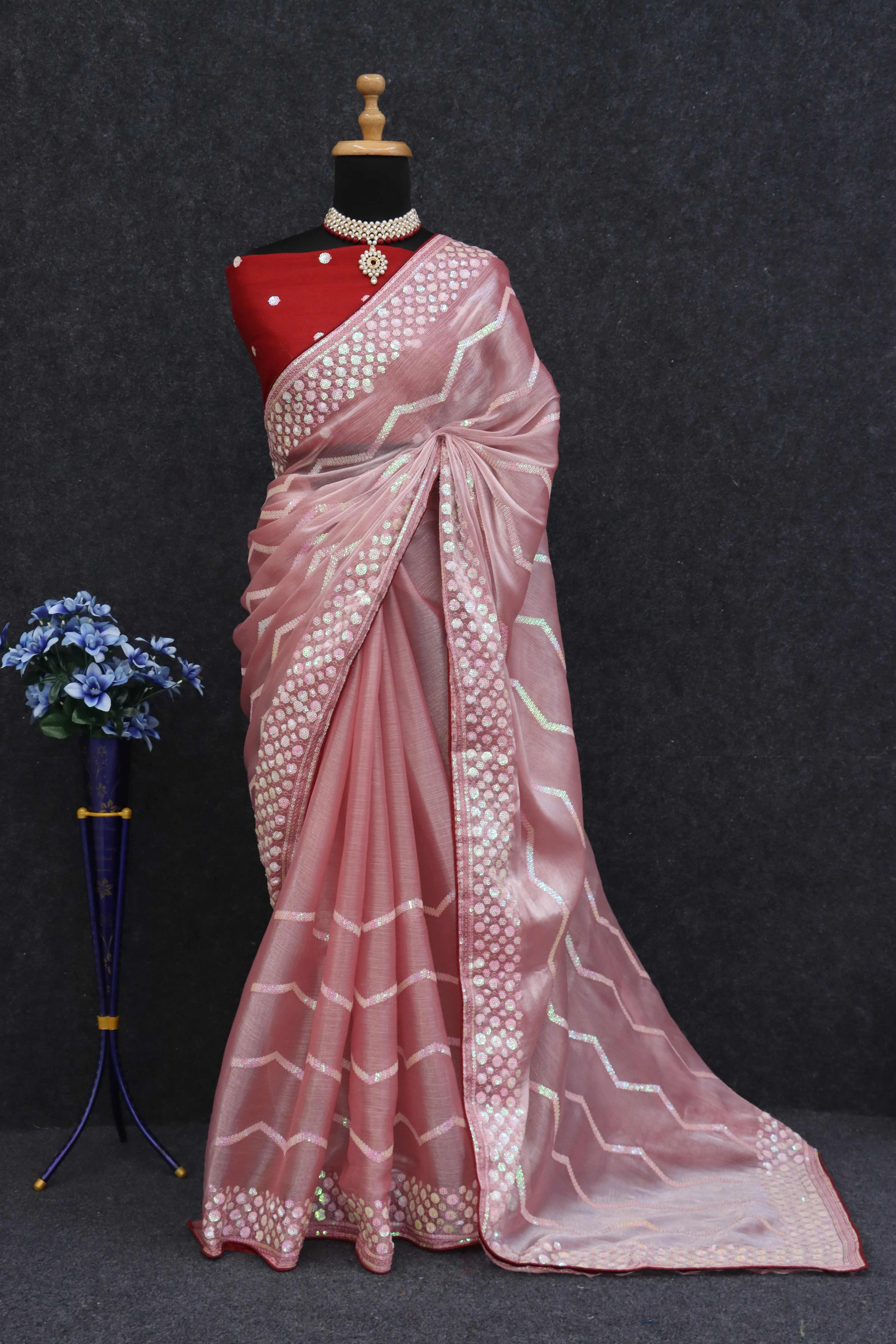 Elevate Your Style with Our Premium Jimmy Choo Sarees-C5-4