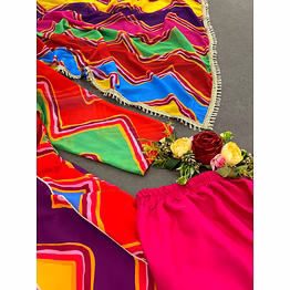 shiv digital print georgette gown party wear with dupatta