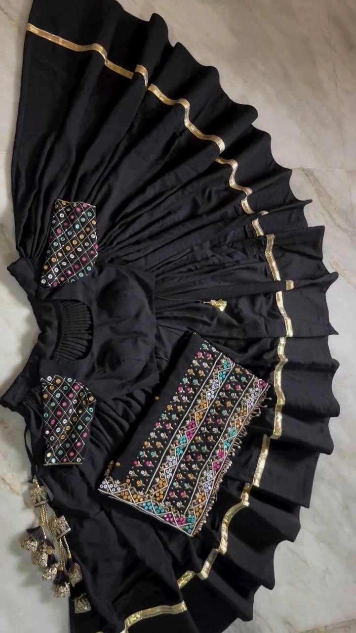 Black lehenga choli