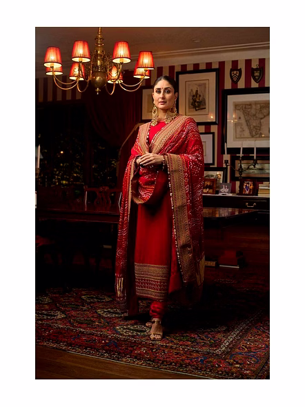 Kareena Kapoor Red Suit-Red-XXL(44)-1