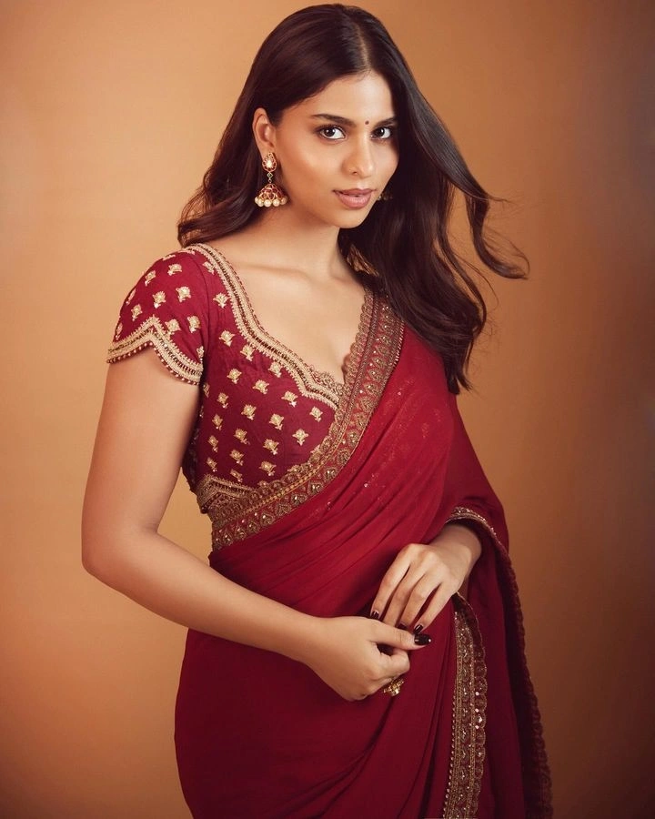 The Suhana Khan Inspired Georgette Saree