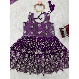 Riya Purple Eid Special Elegant Sharara Set
