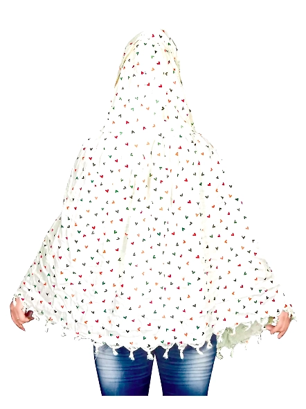Luxurious Summer Scarf for Ladies - Elevate Your Style-White-3