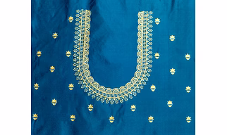 Simple Embroidery Designs Blouse