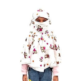 Shiva Tex Teddy Bear Summer Scarf for Kids
