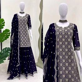 riya tex georgette embroidery salwar suit