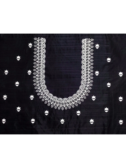 Black Simple Embroidery Designs Blouse