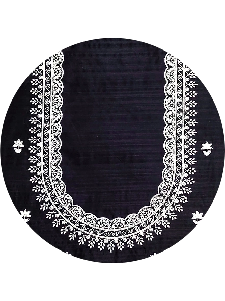 Black Light embroidery blouse ideas