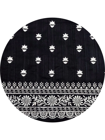 Black Small embroidery motifs for blouses
