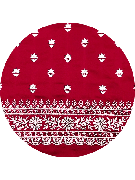 Maroon Light embroidery blouse ideas