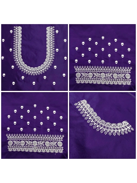 Navy Blue Easy embroidery designs for blouses