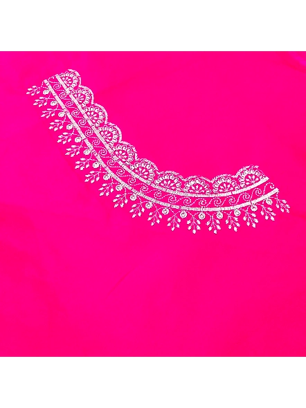 Pink Minimalist embroidered blouse patterns