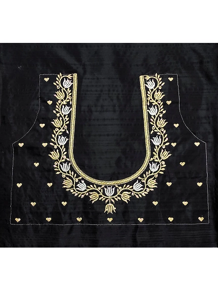 Exquisite Embroidered Blouses-Lotus_Black