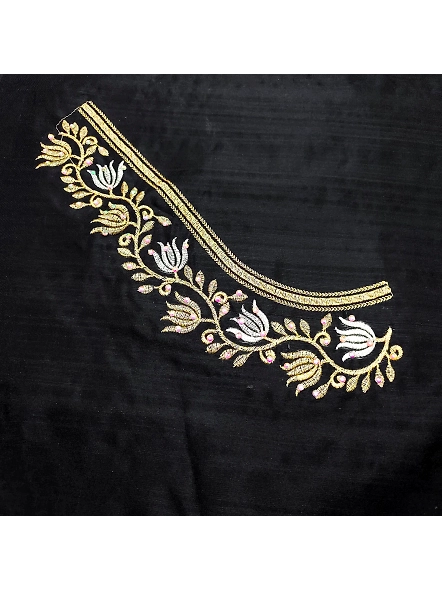 Exquisite Embroidered Blouses-Black-2
