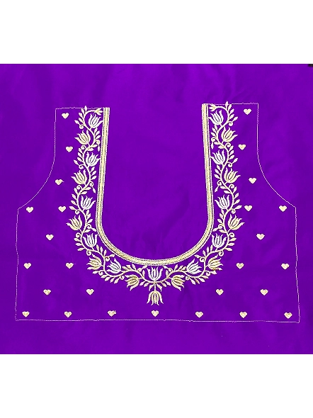 Exquisite Embroidered Blouses-Lotus_Blue