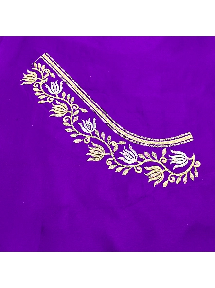 Exquisite Embroidered Blouses-Blue-2