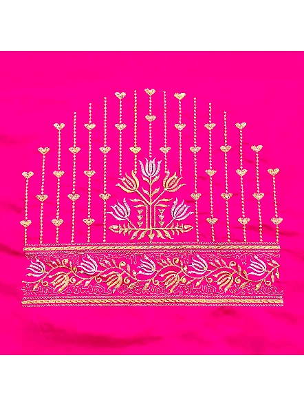 Exquisite Embroidered Blouses-Pink-1