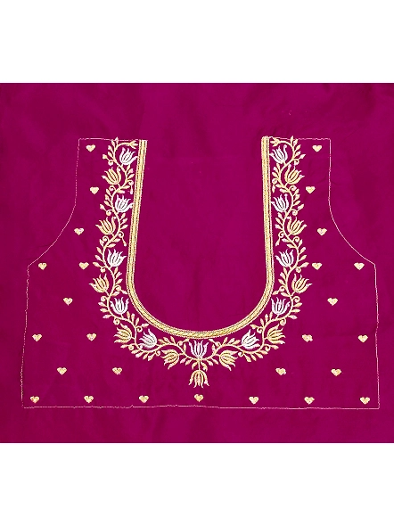 Exquisite Embroidered Blouses-Lotus_Wine