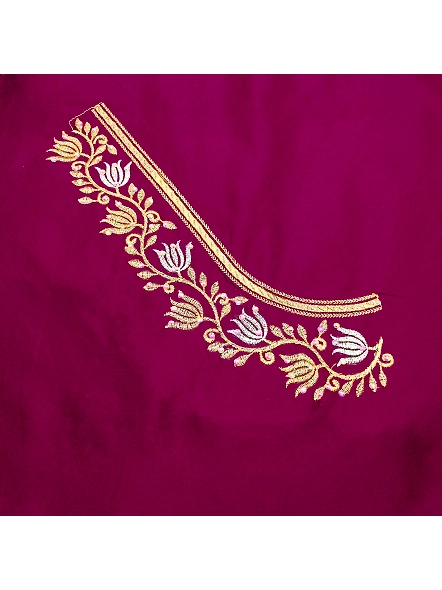 Exquisite Embroidered Blouses-Wine-2