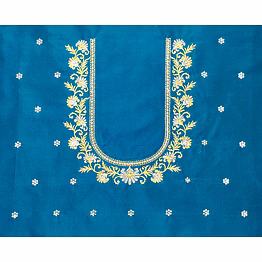 shiv embro luxurious taffeta silk embroidery blouse fabric