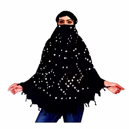 shiva tex lightweight summer scarf with bandhani print