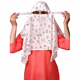 shiva tex premium black summer scarf for women