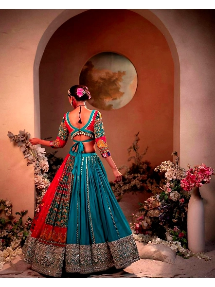 Printed lehenga choli