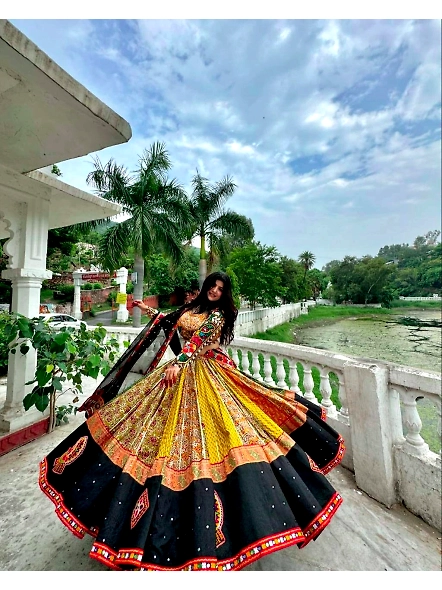printed lehenga choli
