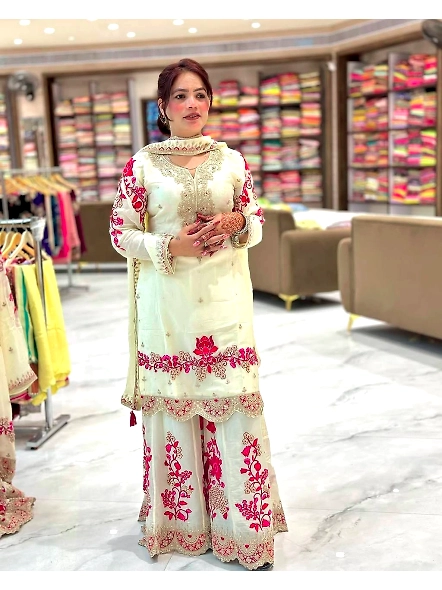 ethnic palazzo suits