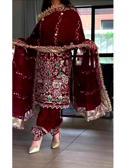 partywear embroidered top