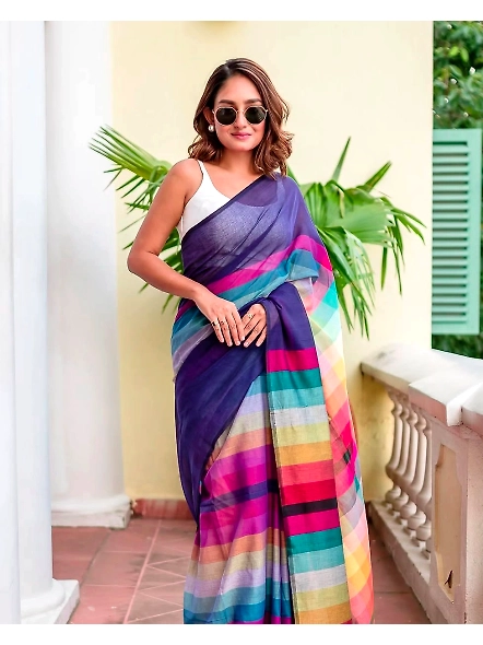 cotton blend saree