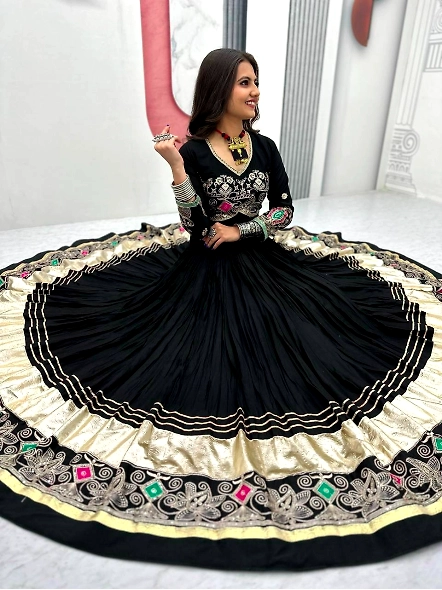 black chaniya choli for navratri online