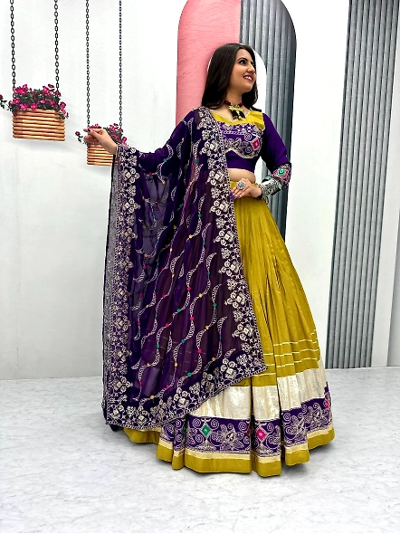 puple chaniya choli for navratri online