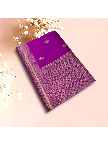 Purple Traditional silk saree online