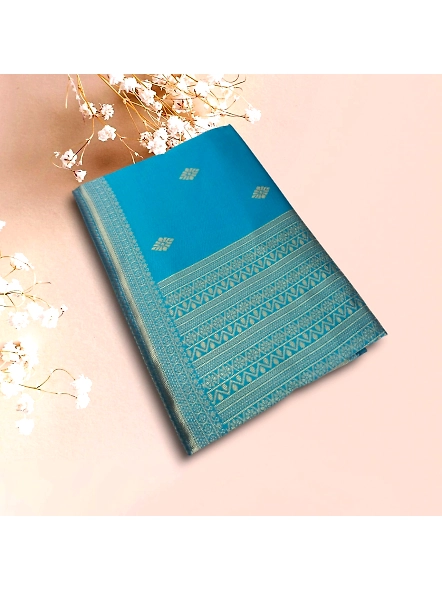 Teal Traditional silk saree online