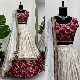 queen south indian lehenga choli