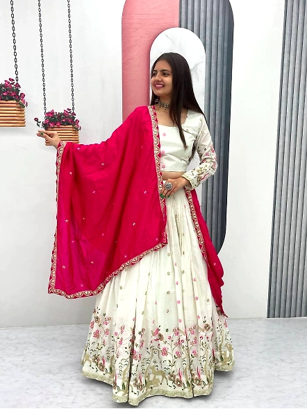 Embroidered lehenga choli