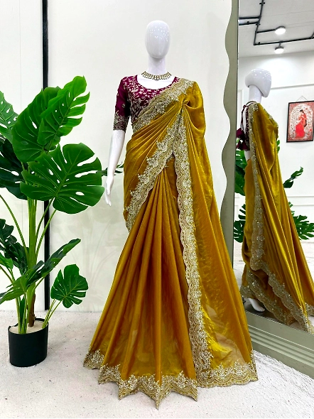 Brown Fandy Silk
