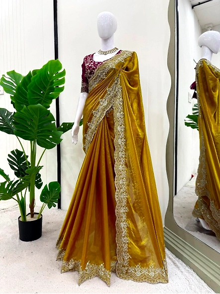 Brown Fandy Silk