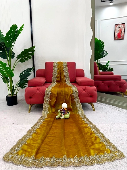 Brown Fandy Silk