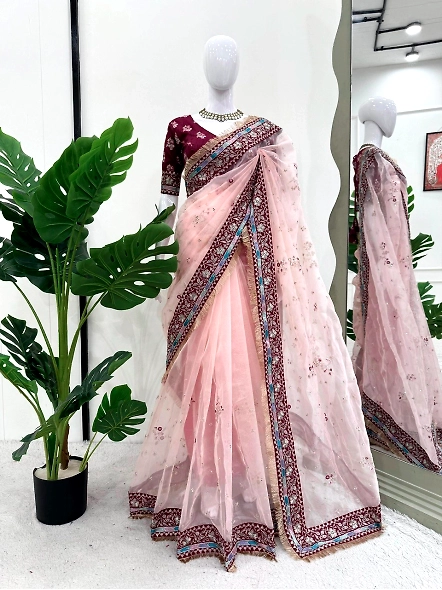 Pink Organza