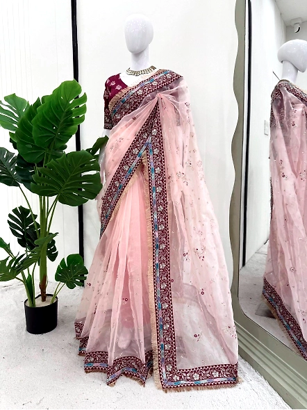 Pink Organza