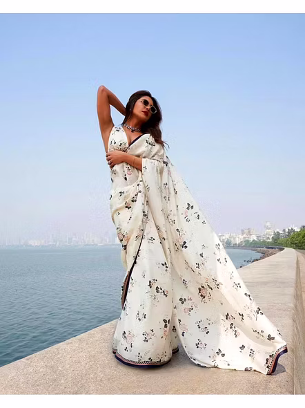 priyanka chopra silk saree