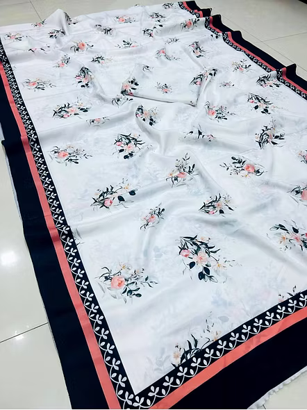 priyanka chopra floral saree