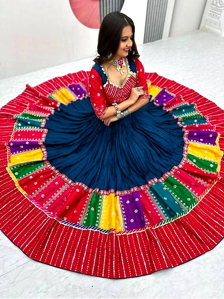 Red lehenga for navratri
