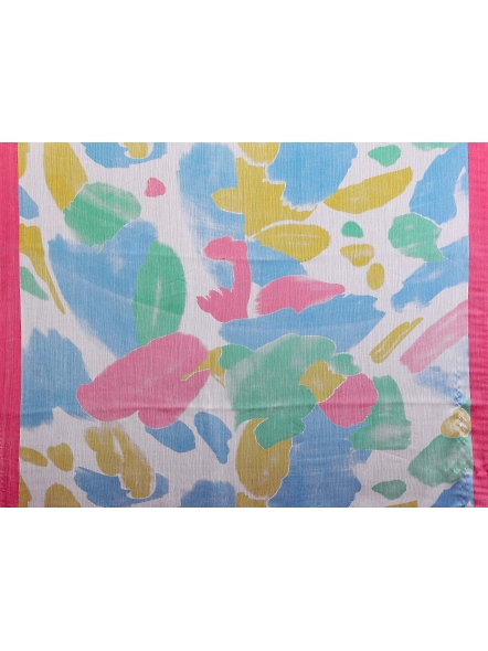 Pink chiffon saree for summer