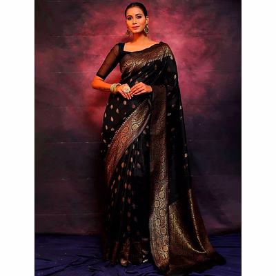 kinjal textiles designer banarasi silk kanjivaram saree