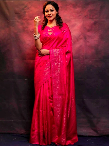 Pink Elegant ethnic saree