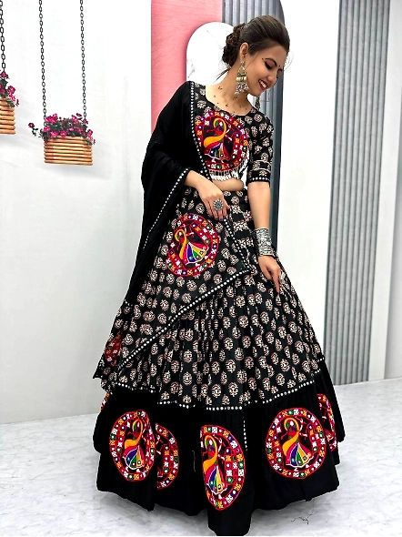 Black navratri chaniya choli